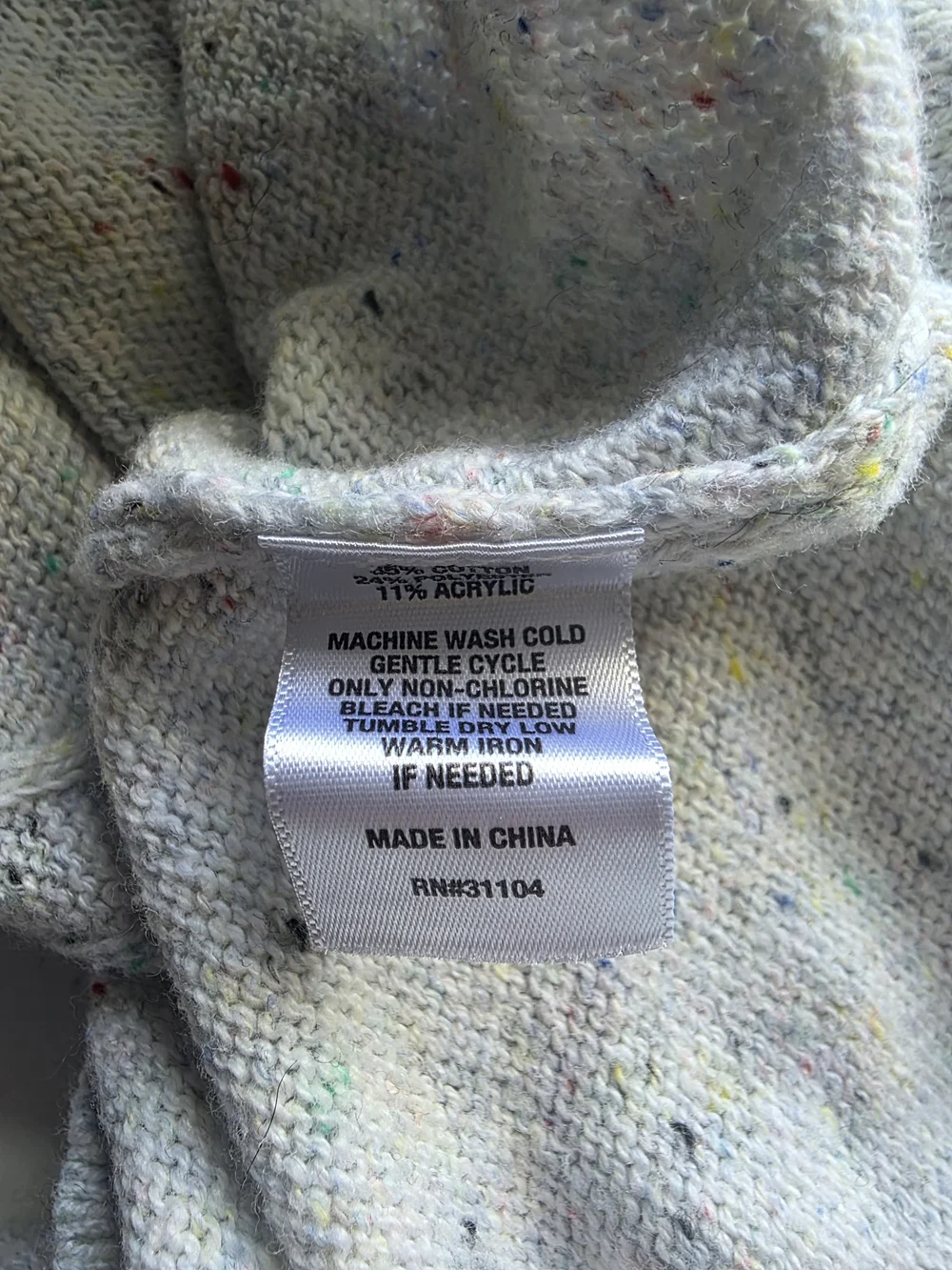 Kim Rogers Confetti Print Sweater